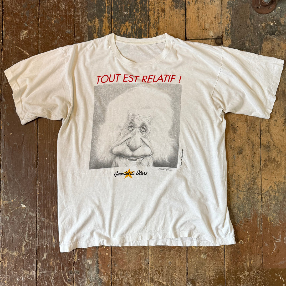 Vintage Art T Shirt Size L - XL