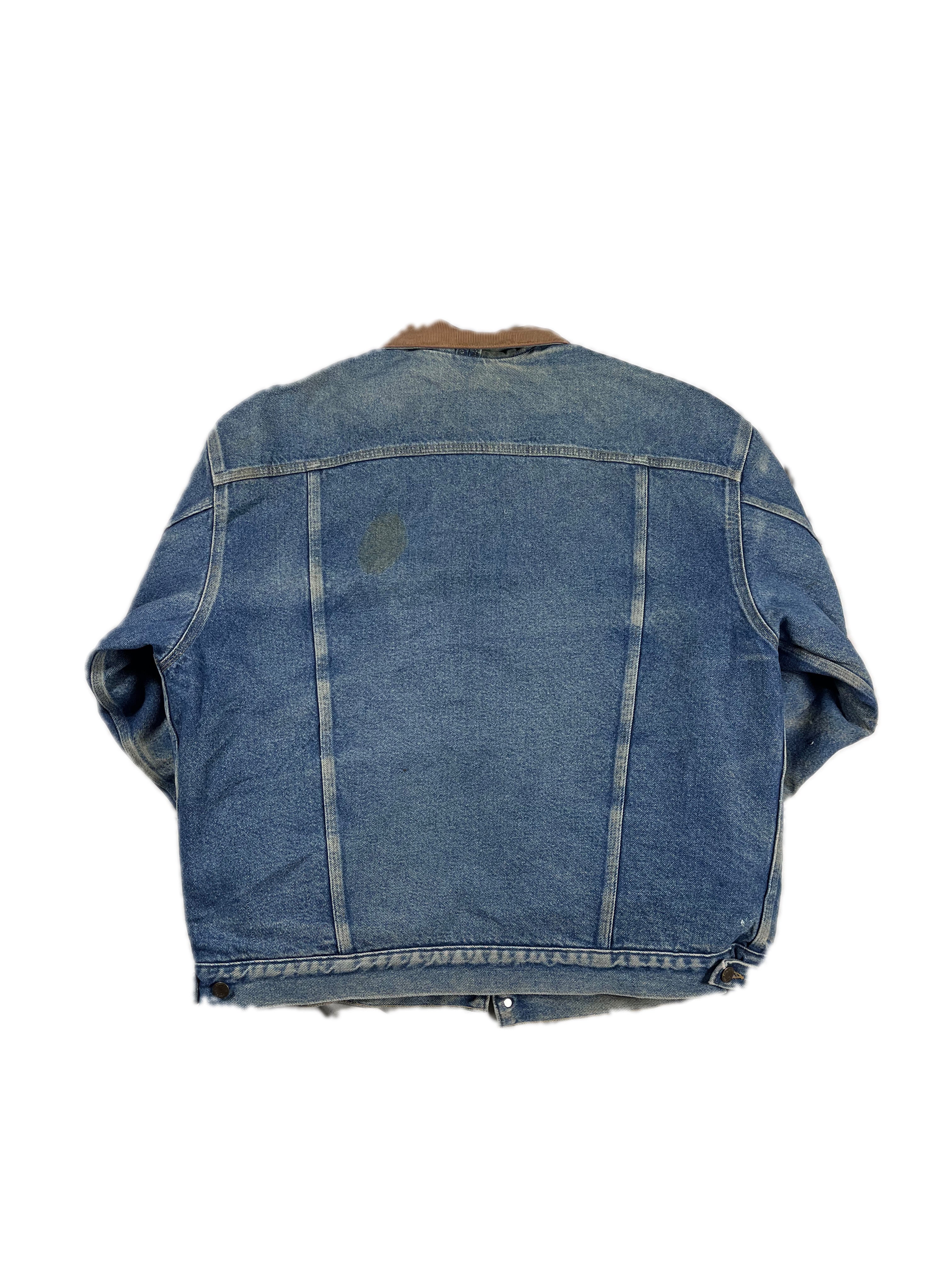 VINTAGE CARHARTT JEAN JACKET SIZE X-LARGE