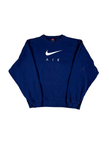 VINTAGE NAVY “NIKE AIR” CREWNECK SIZE LARGE