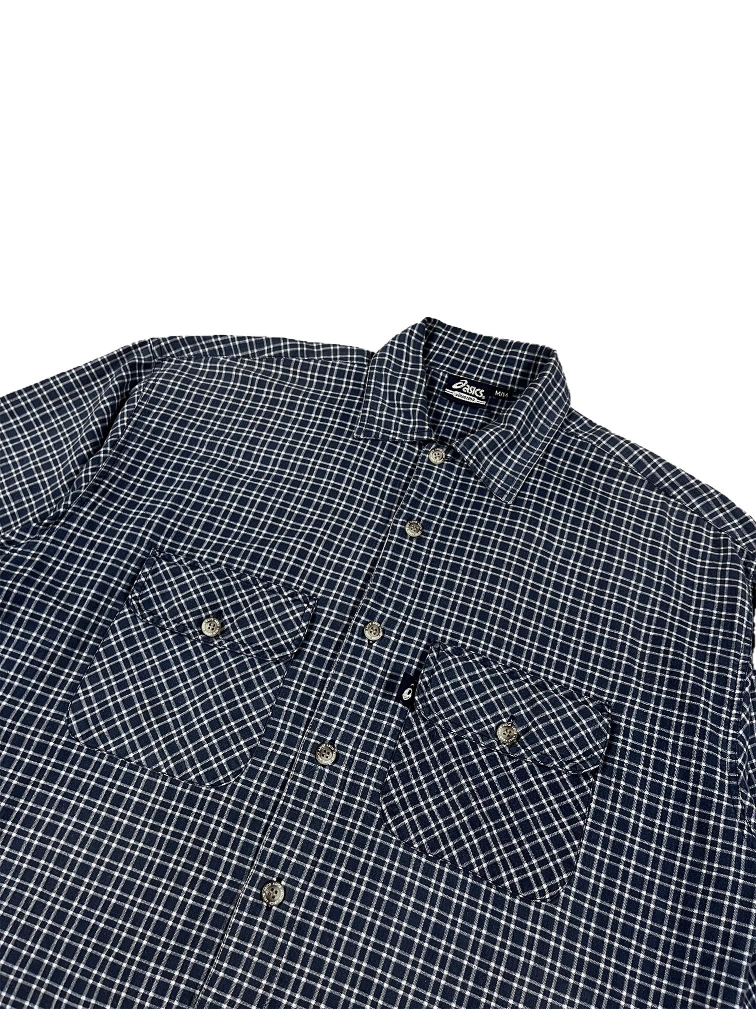 VINTAGE ASICS ONITSUKA TIGER BUTTON UP SIZE MEDIUM