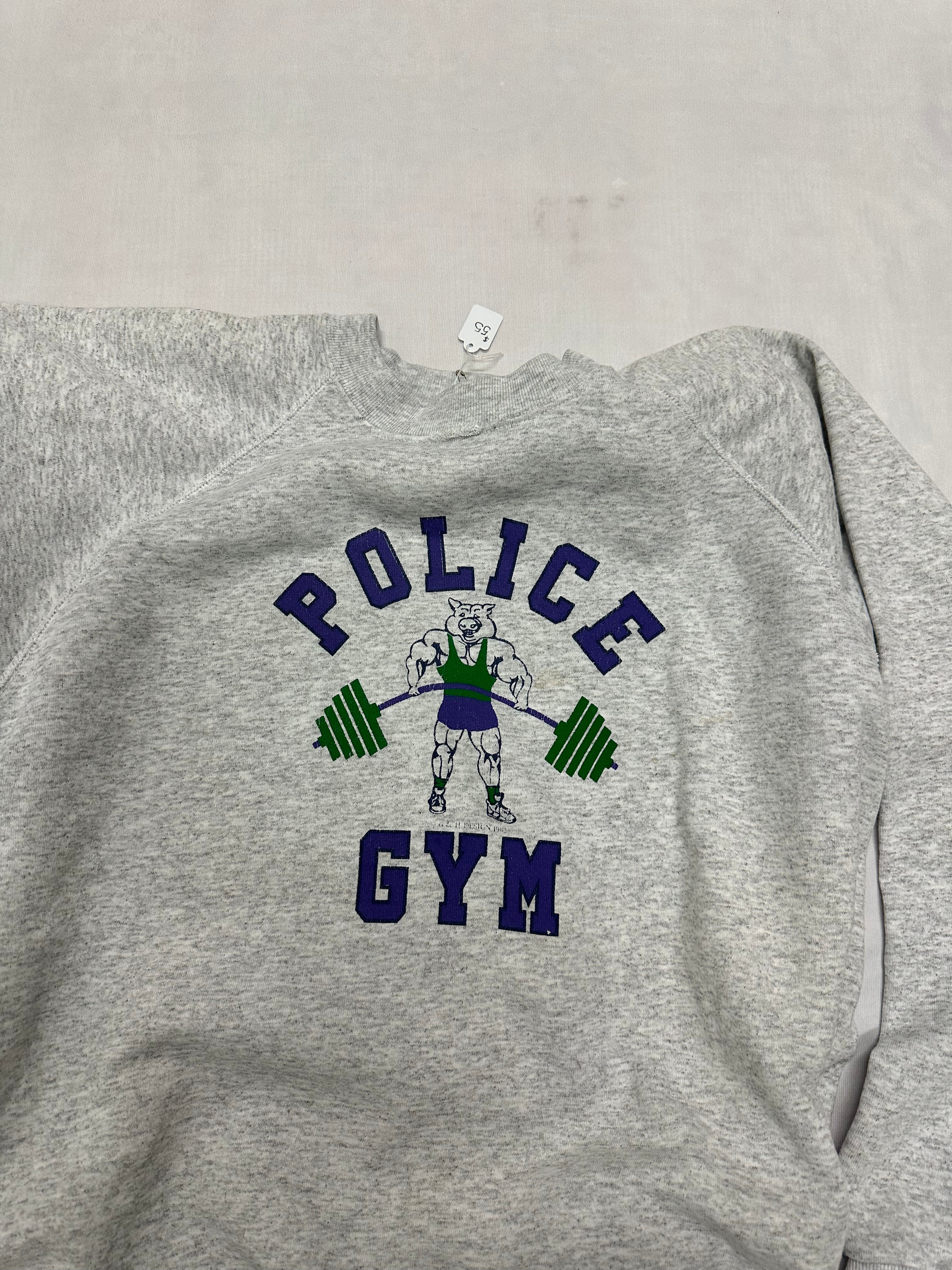 POLICE GYM CREWNECK