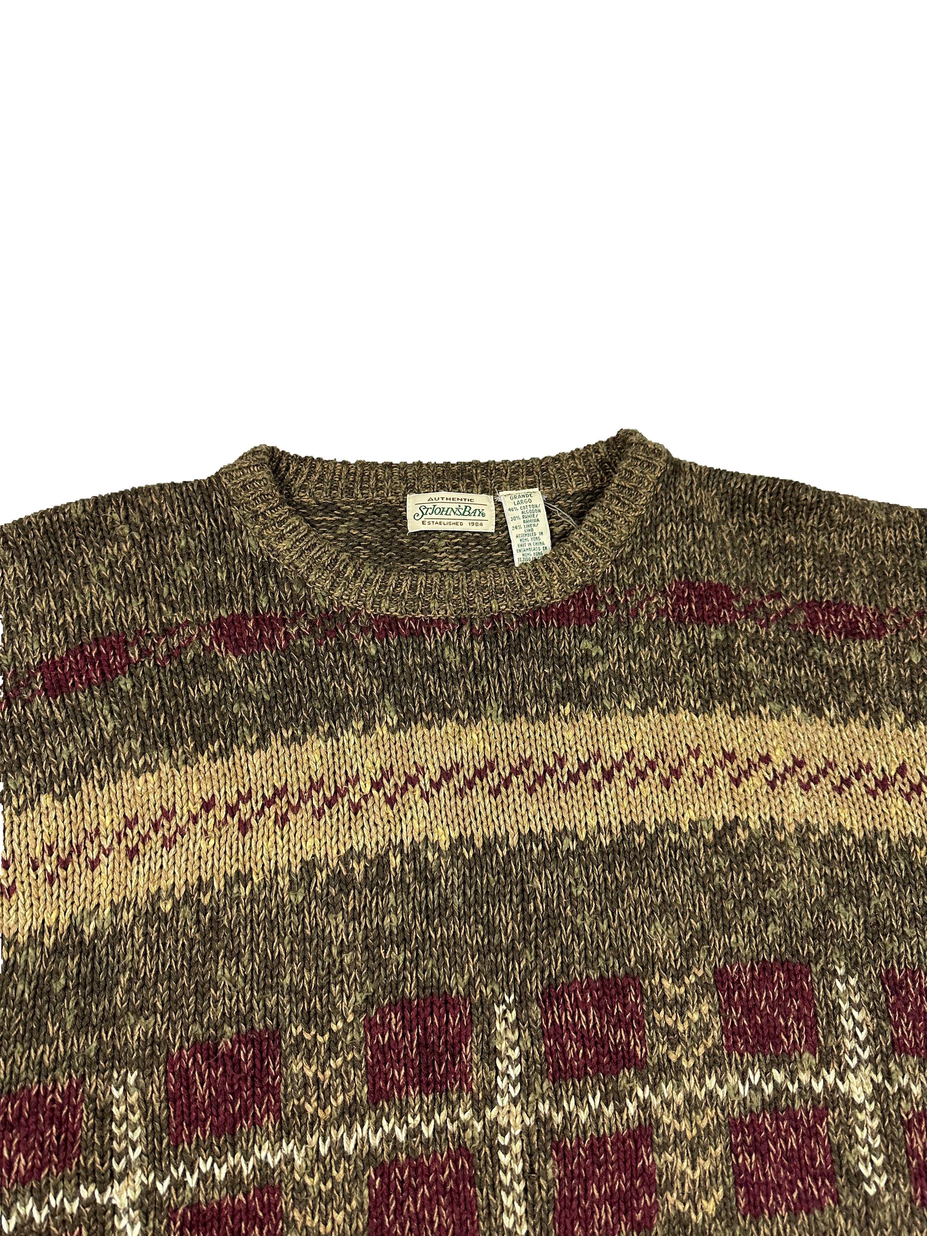 VINTAGE KNIT SWEATER SIZE XL