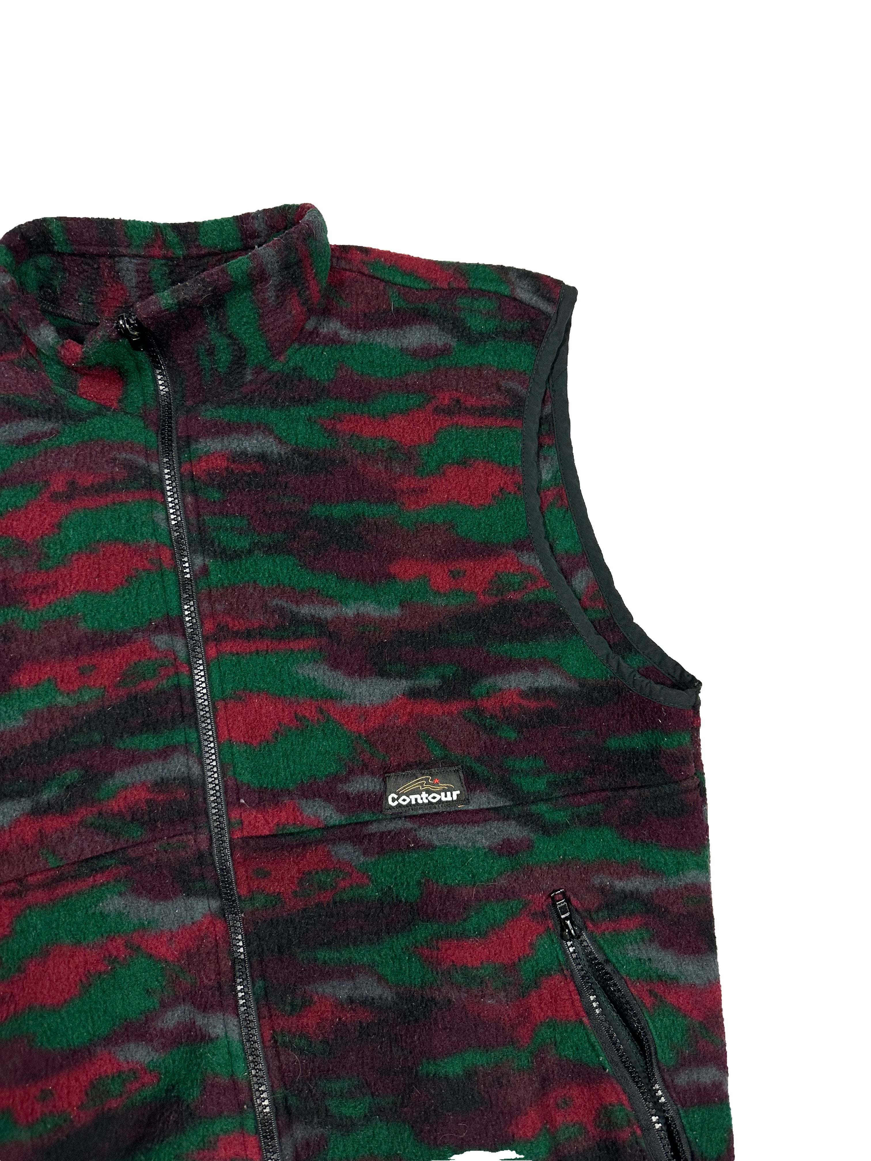 VINTAGE PATTERNED VEST SIZE SMALL