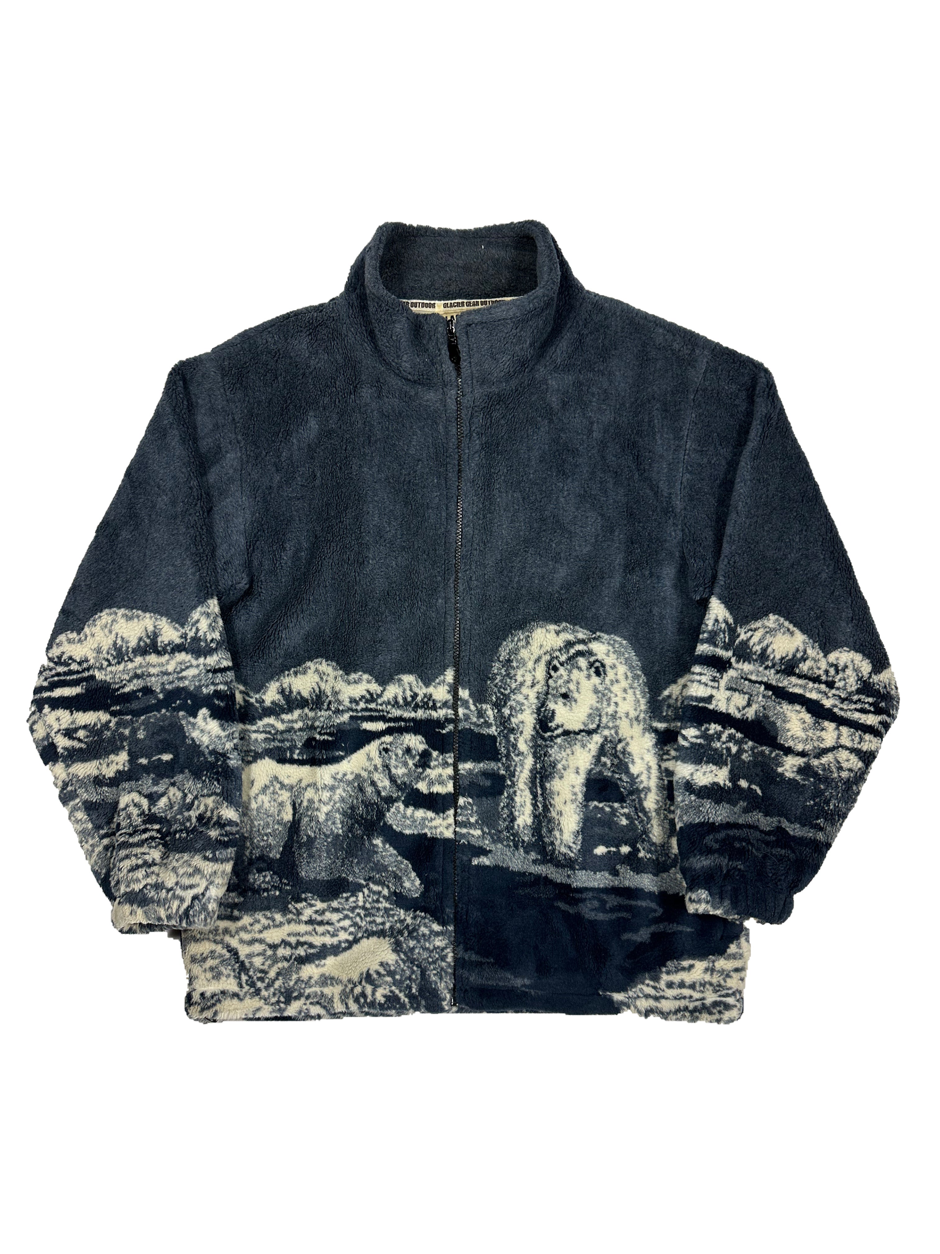 VINTAGE POLAR BEAR FLEECE SIZE MEDIUM