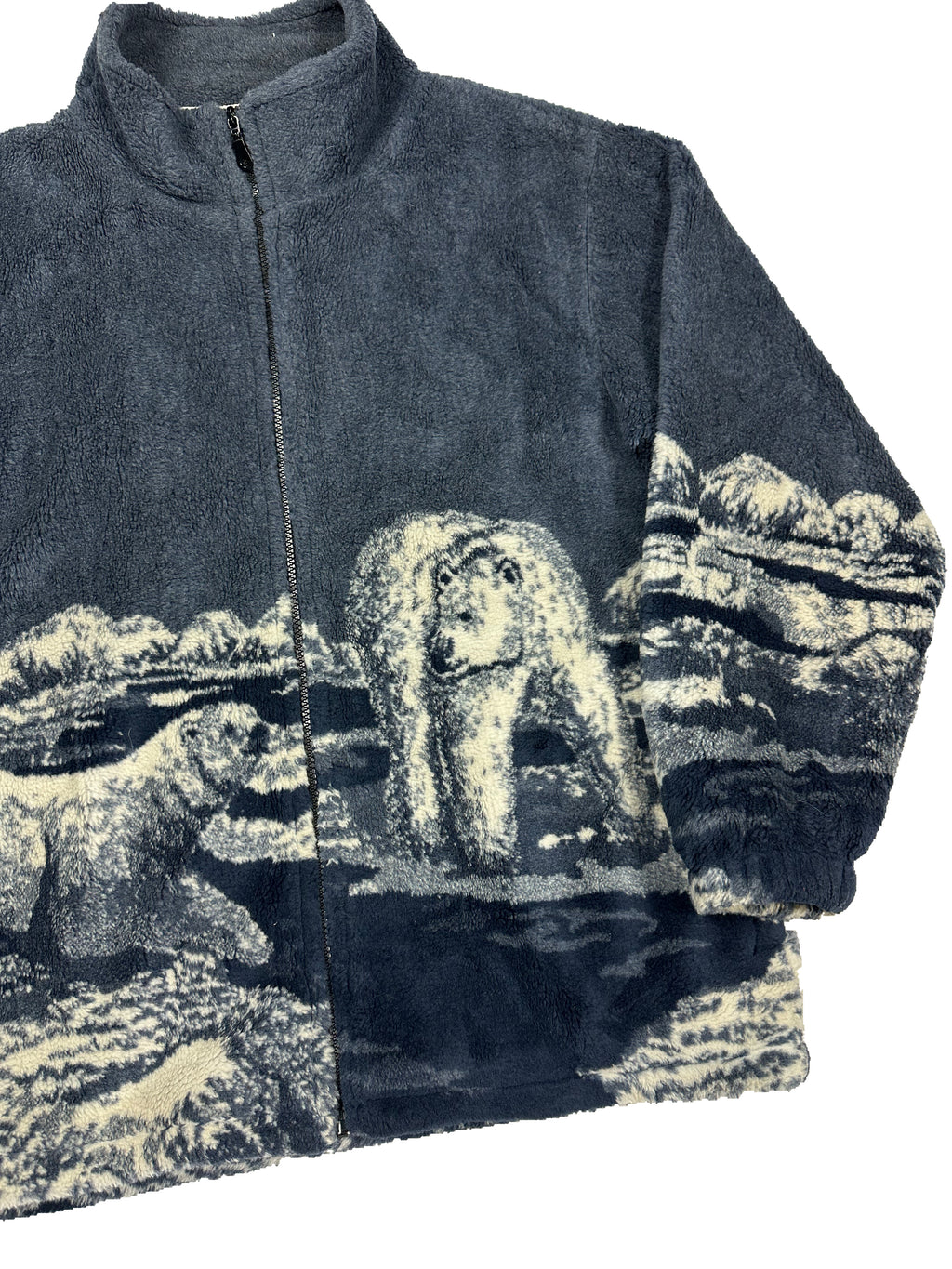 VINTAGE POLAR BEAR FLEECE SIZE MEDIUM