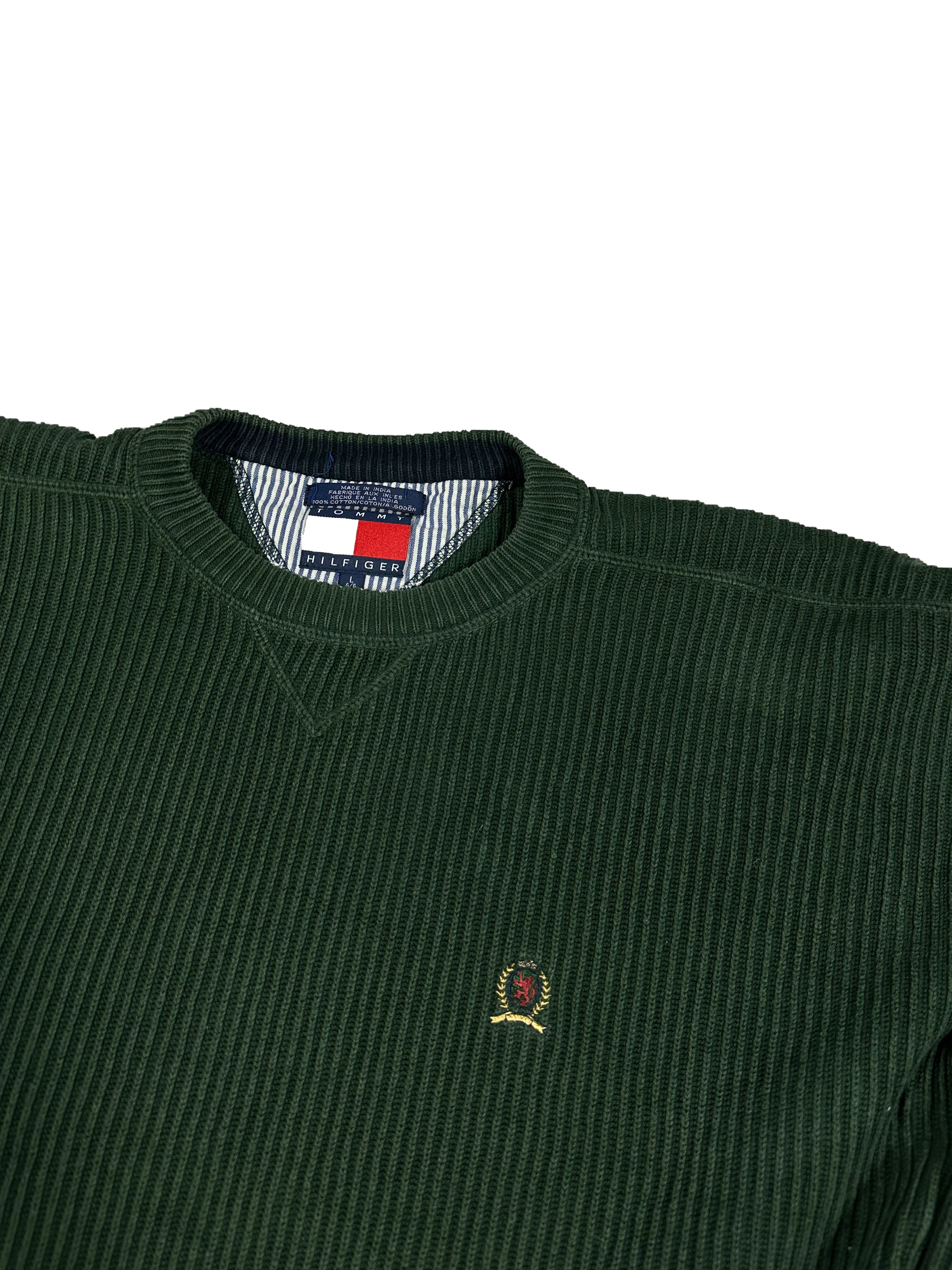 VINTAGE TOMMY HILFIGER KNIT SWEATER SIZE LARGE