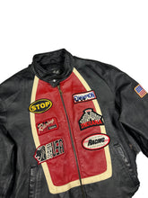 Load image into Gallery viewer, VINTAGE LEATHER RACING JACKET SIZE XL