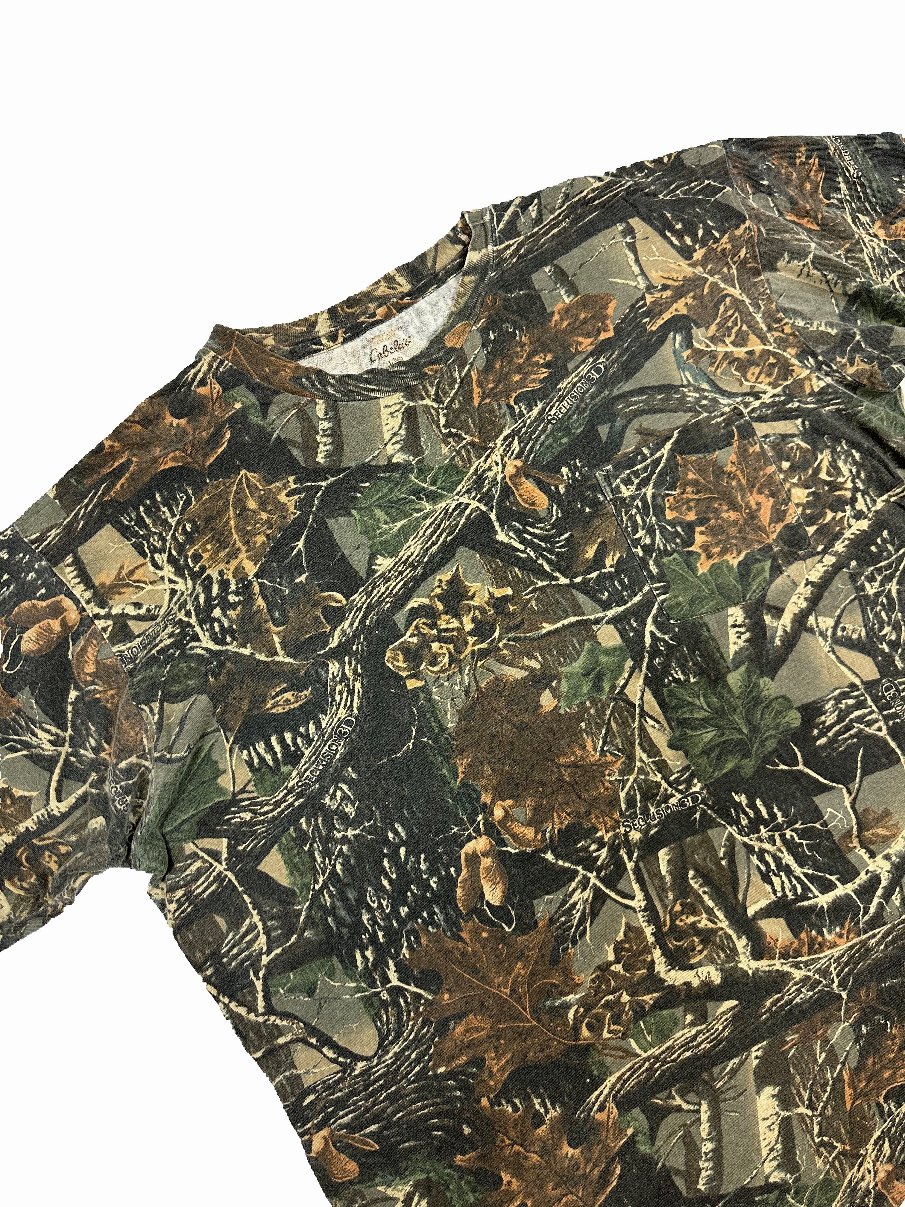 VINTAGE CAMO T-SHIRT SIZE LARGE