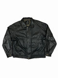 VINTAGE LEATHER BOMBER JACKET SIZE MEDIUM