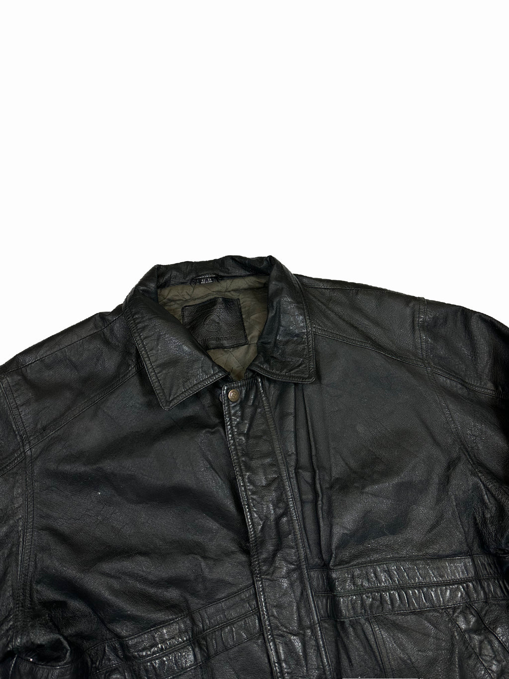 VINTAGE LEATHER BOMBER JACKET SIZE MEDIUM