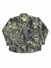 Load image into Gallery viewer, VINTAGE CAMO BUTTON UP SHIRT SIZE XL