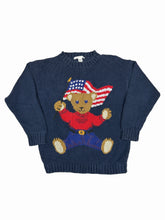 Load image into Gallery viewer, VINTAGE TEDDY BEAR KNIT SIZE MEDIUM