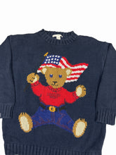 Load image into Gallery viewer, VINTAGE TEDDY BEAR KNIT SIZE MEDIUM