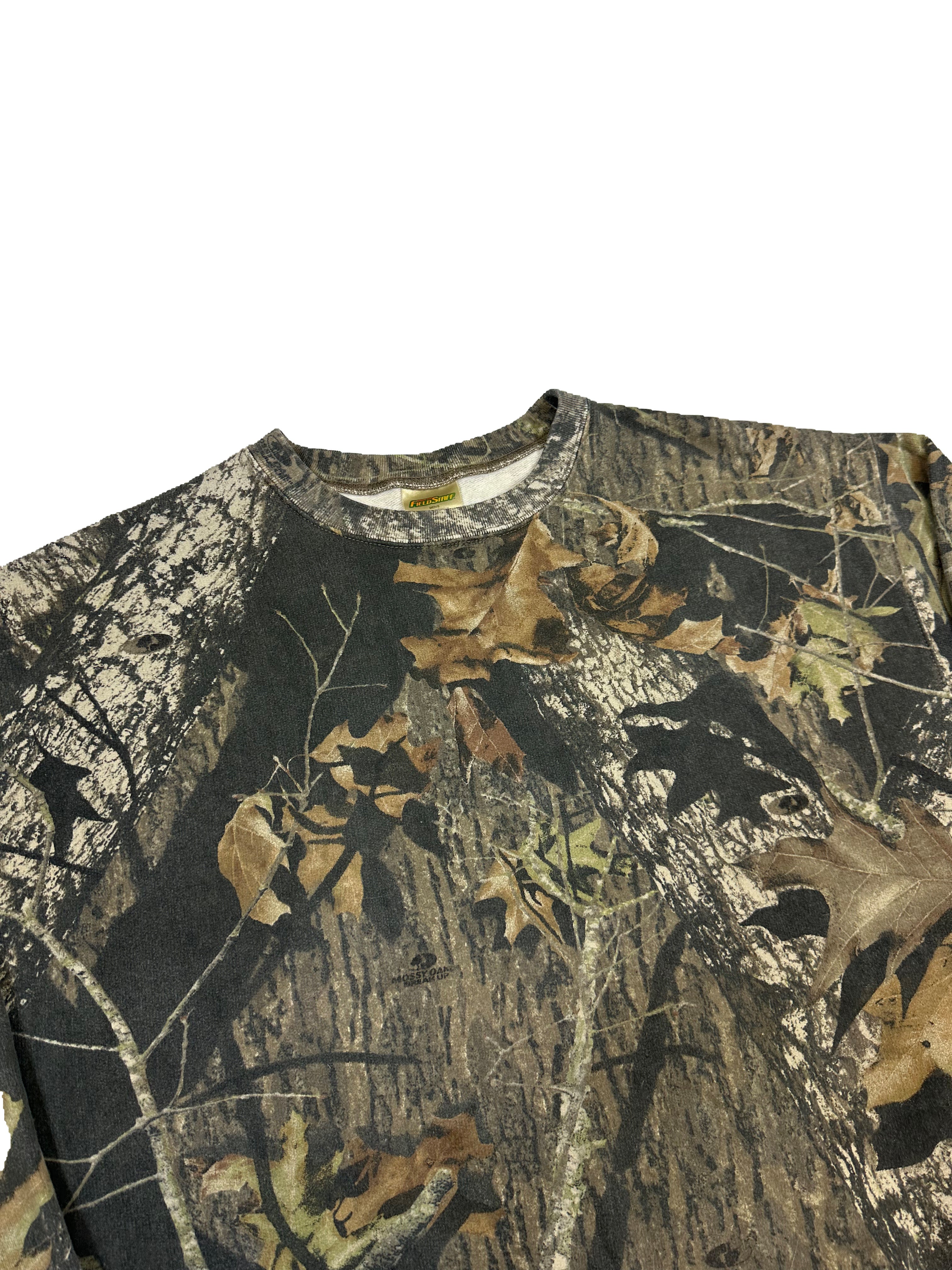 VINTAGE CAMO CREWNECK SIZE XL