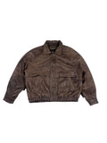 VINTAGE BROWN BOMBER JACKET SIZE XL