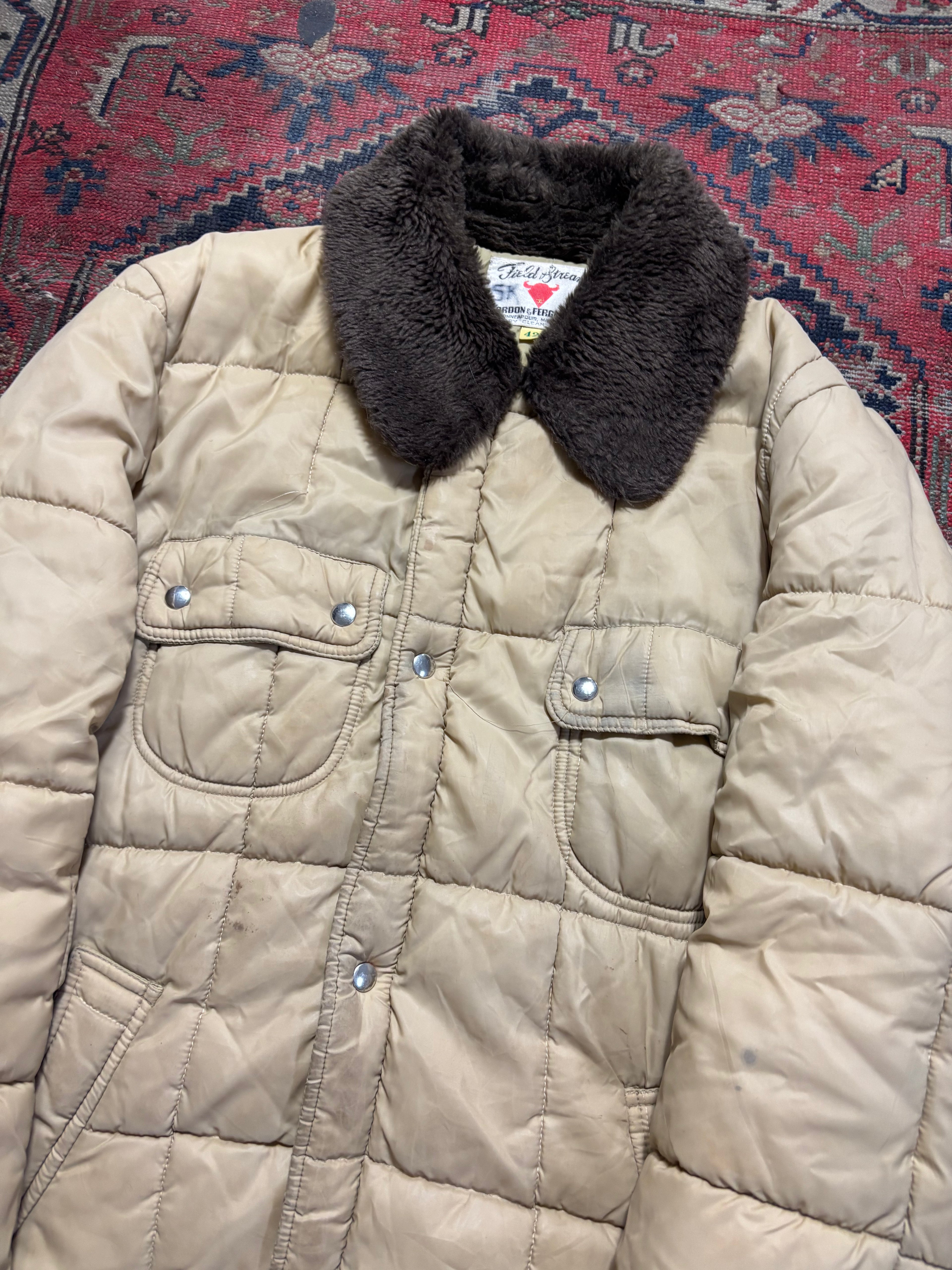 VINTAGE “FIELD STREAM” INSULATED CHORE JACKET SIZE LARGE