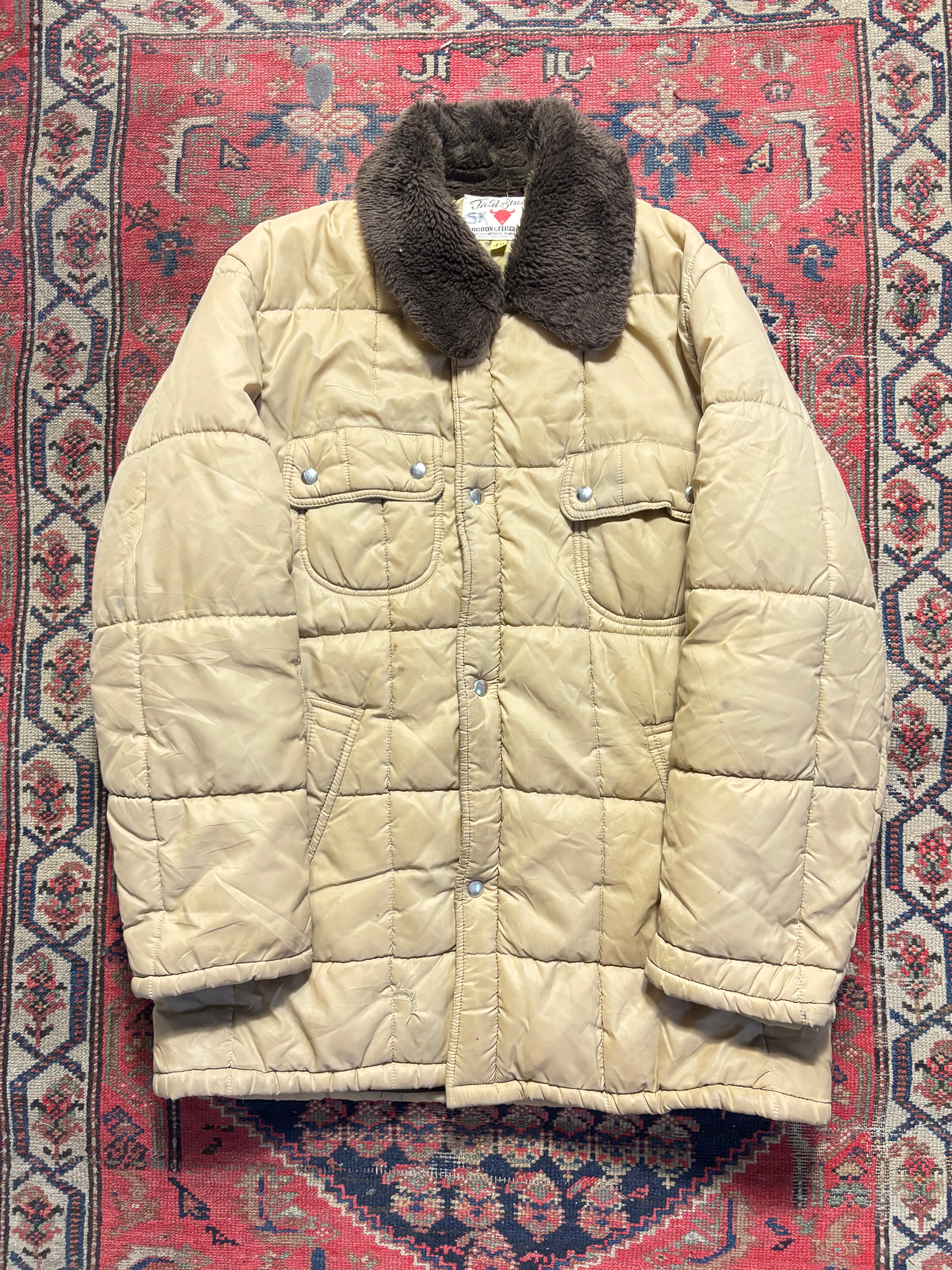 VINTAGE “FIELD STREAM” INSULATED CHORE JACKET SIZE LARGE