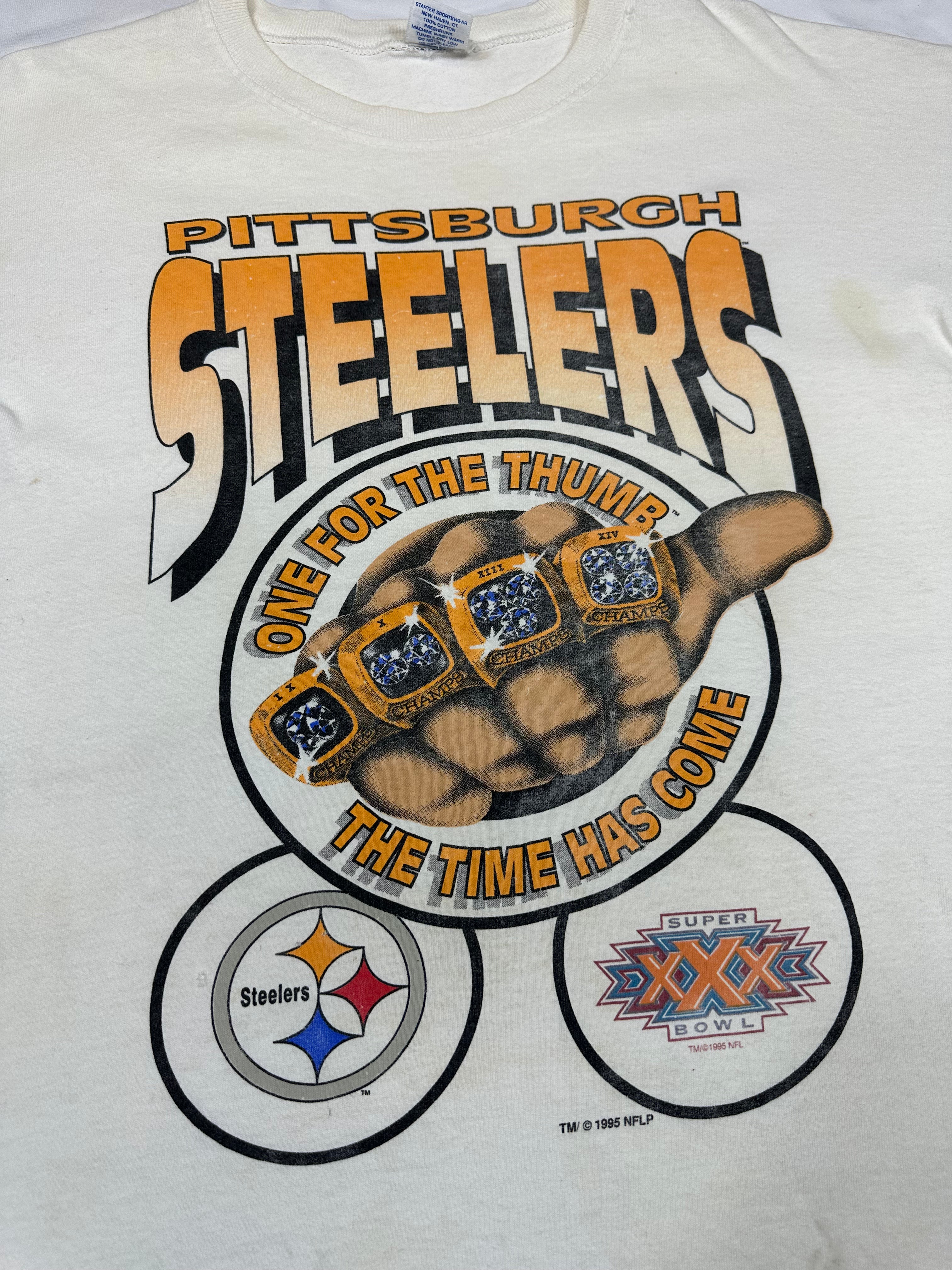 VINTAGE PITTSBURGH STEELERS CREWNECK SIZE MEDIUM