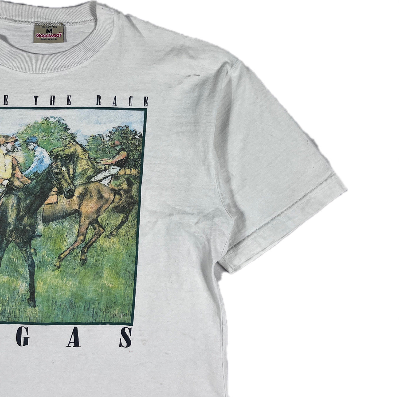 VINTAGE JOCKEY TEE SIZE MEDIUM