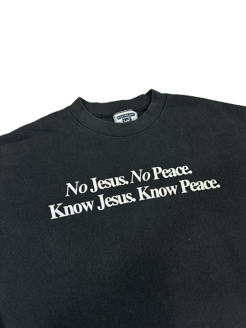 VINTAGE JESUS CREWNECK SIZE MEDIUM