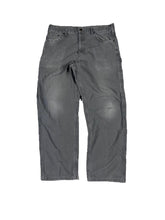 Load image into Gallery viewer, GREY CARHARTT CARPENTER PANTS W/36