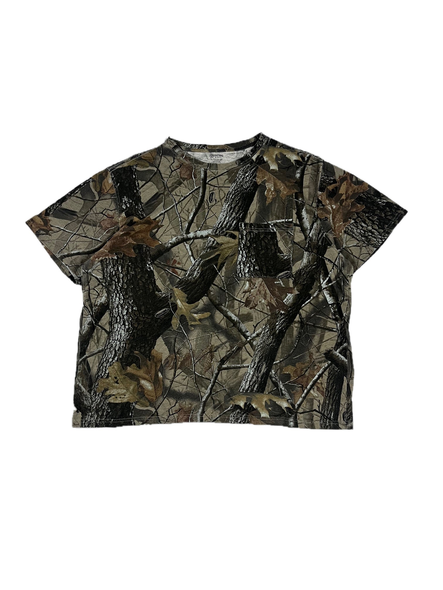 VINTAGE BOXY REAL-TREE TEE SIZE XL