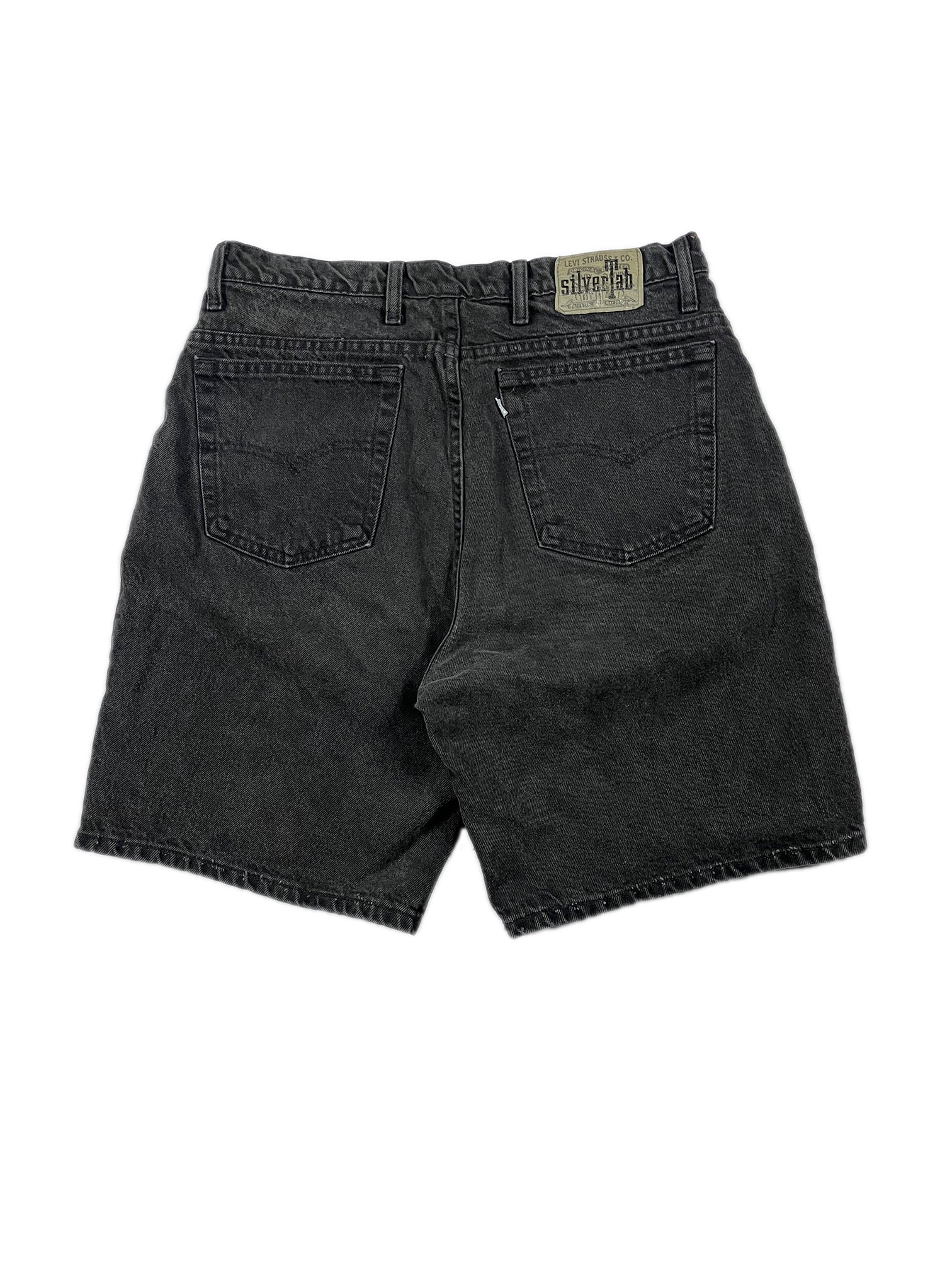 VINTAGE BLACK LEVIS SILVER TAB JORTS W/34 – Luster and Oak