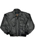 LEATHER BOMBER JACKET SIZE/S