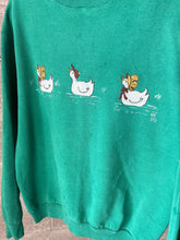 Load image into Gallery viewer, 1990 HAND PAINTED DUCK CREWNECK - SIZE/L