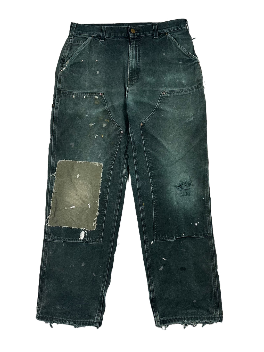 DISTRESSED CARHARTT DOUBLE KNEES SIZE/W34