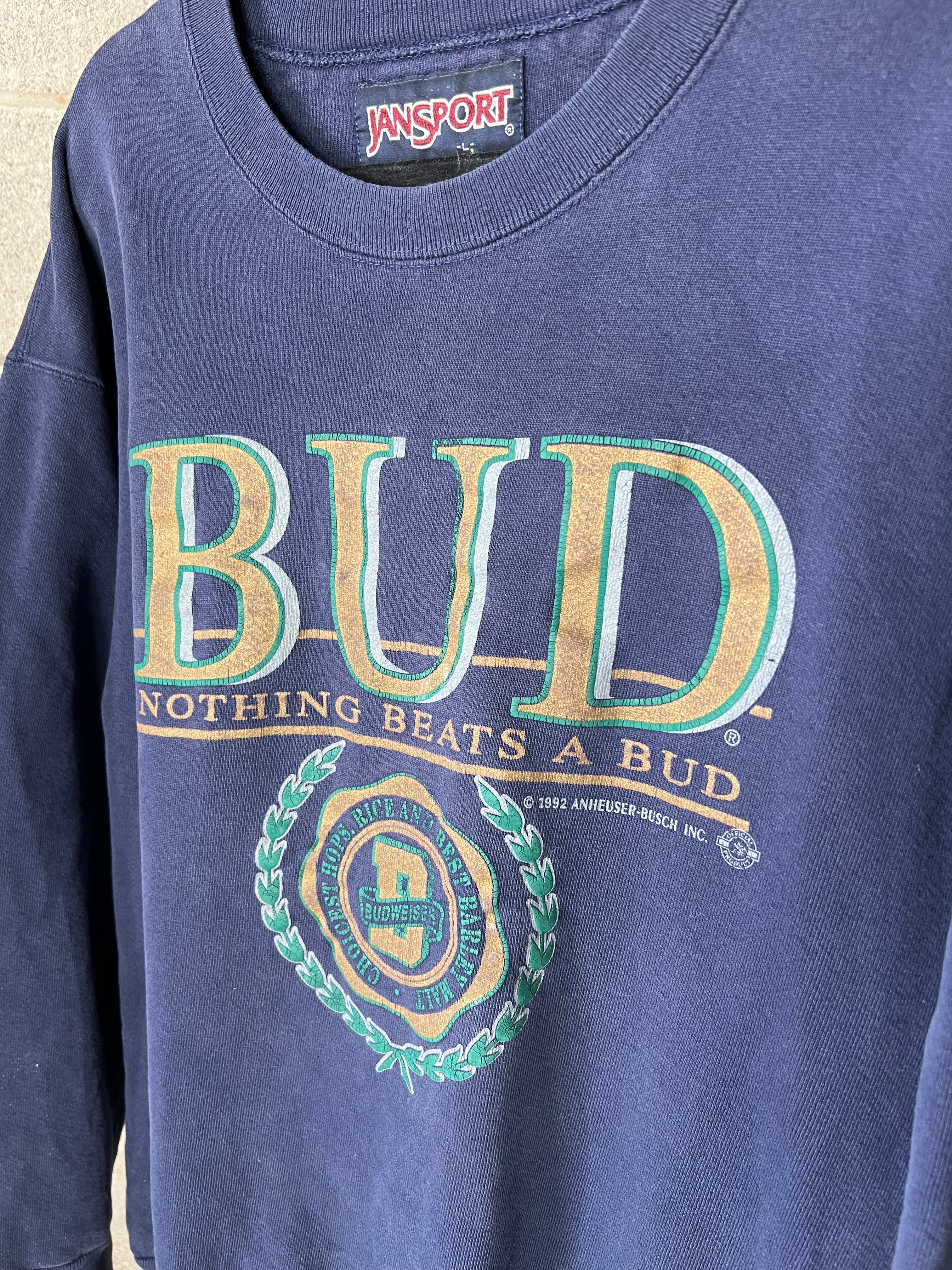 1992 BUDWISER CREWNECK - SIZE/L