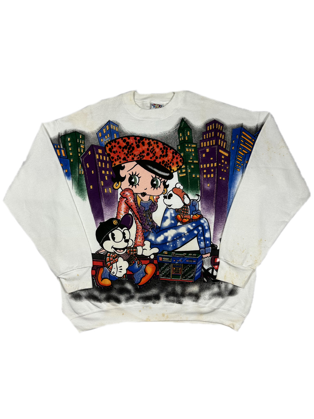 BETTY BOOP CREWNECK SIZE/L