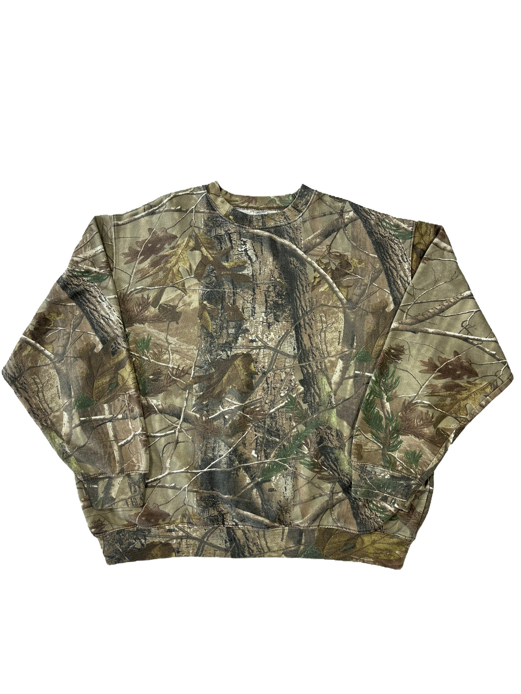 Camo crew hot sale neck sweatshirt