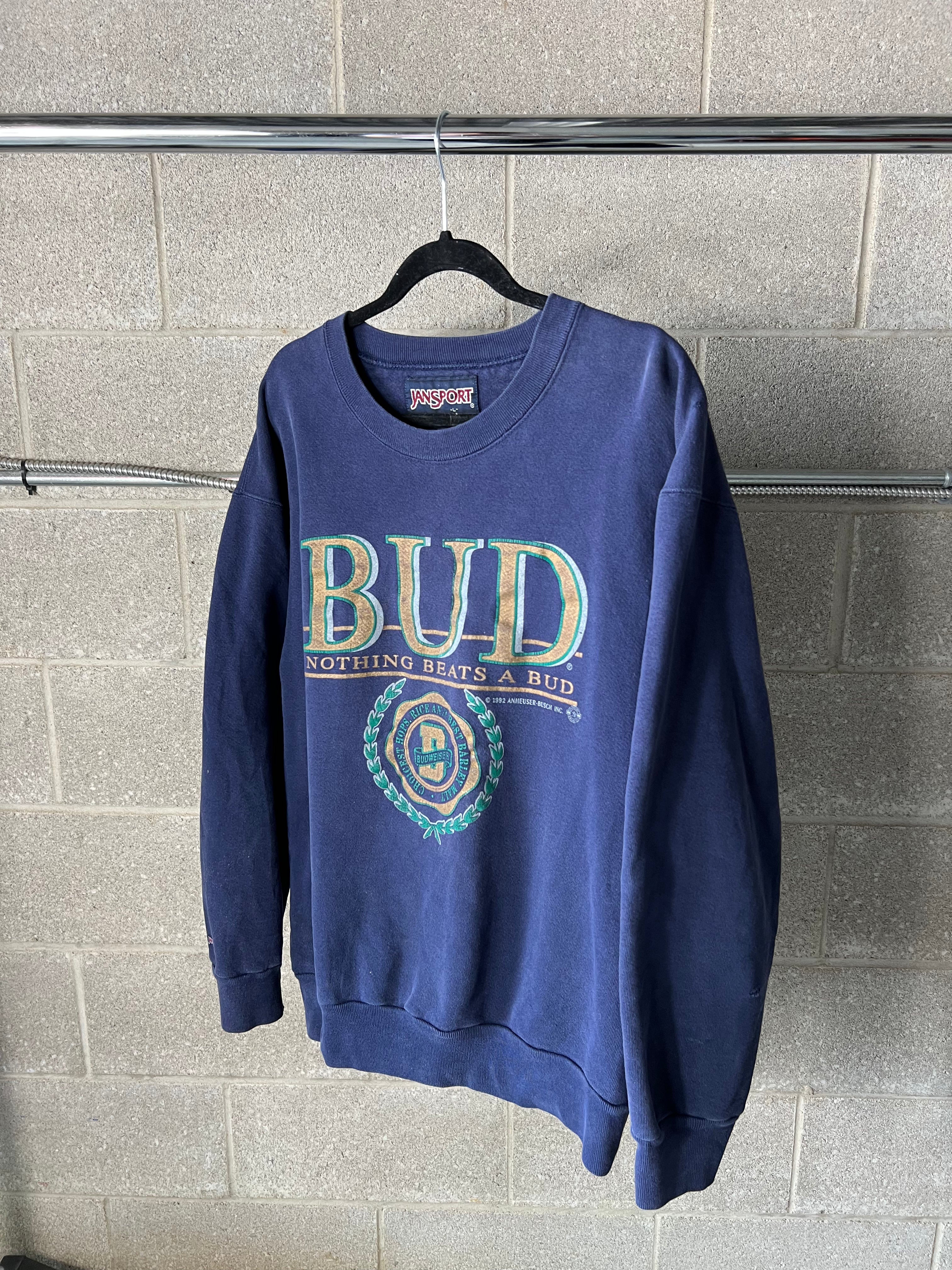 1992 BUDWISER CREWNECK - SIZE/L