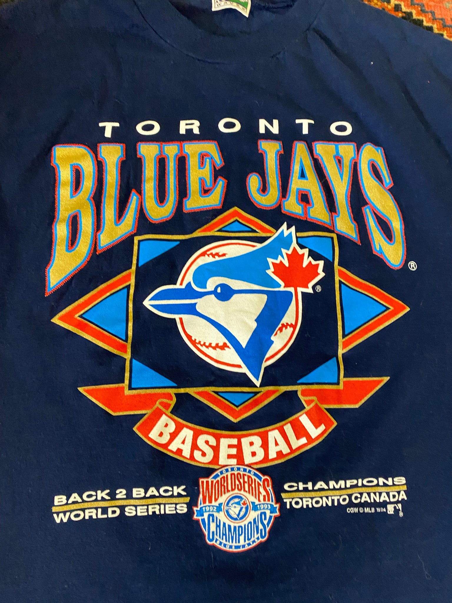 Toronto Blue Jays (Vintage 1994 Tee) A-XL — For The Love of T-Shirts
