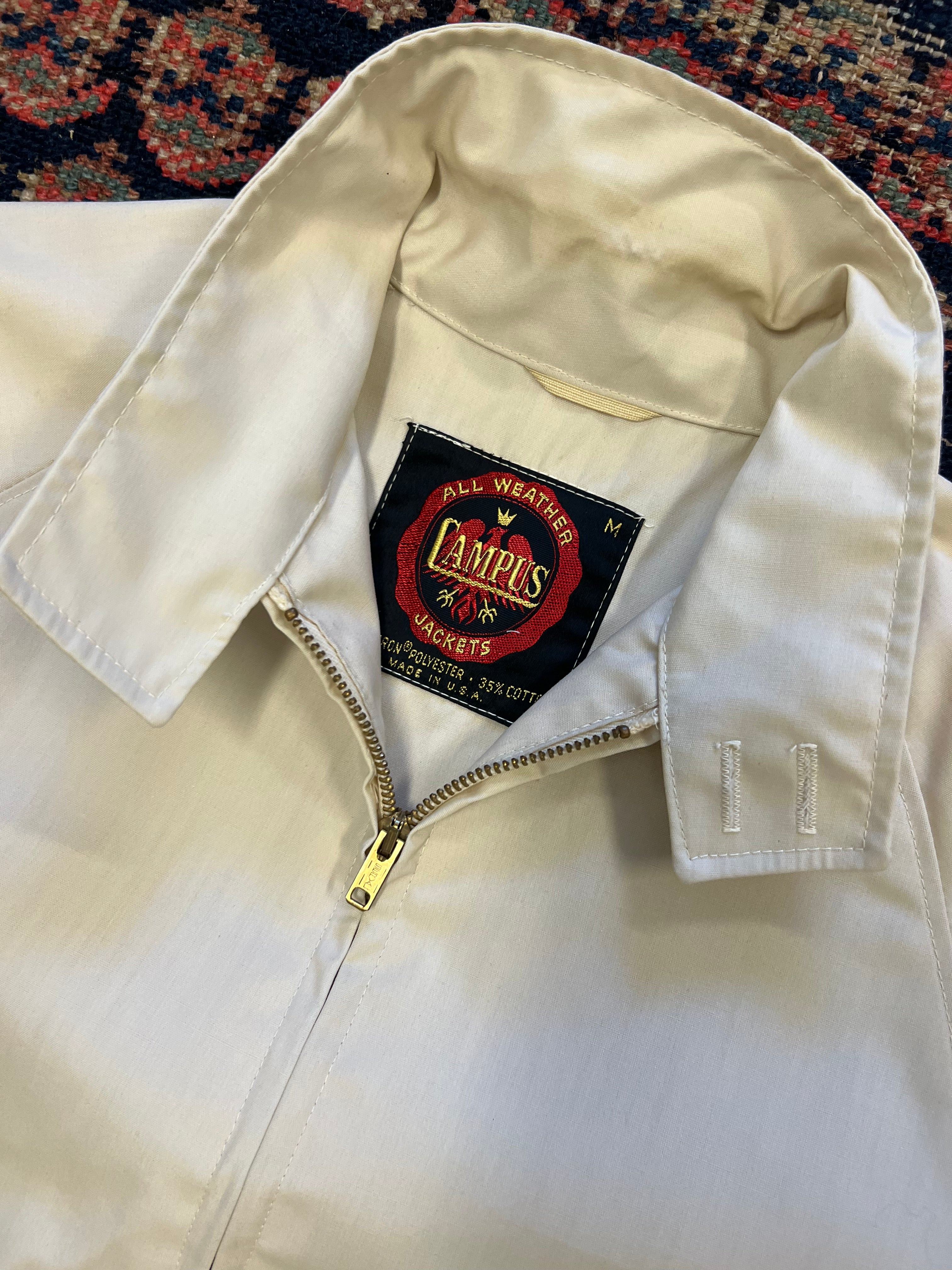 VINTAGE CREME SPORT JACKET - SMALL