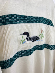 90s embroidered Loon crewneck