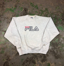 Load image into Gallery viewer, Vintage Embroidered Fila Crewneck