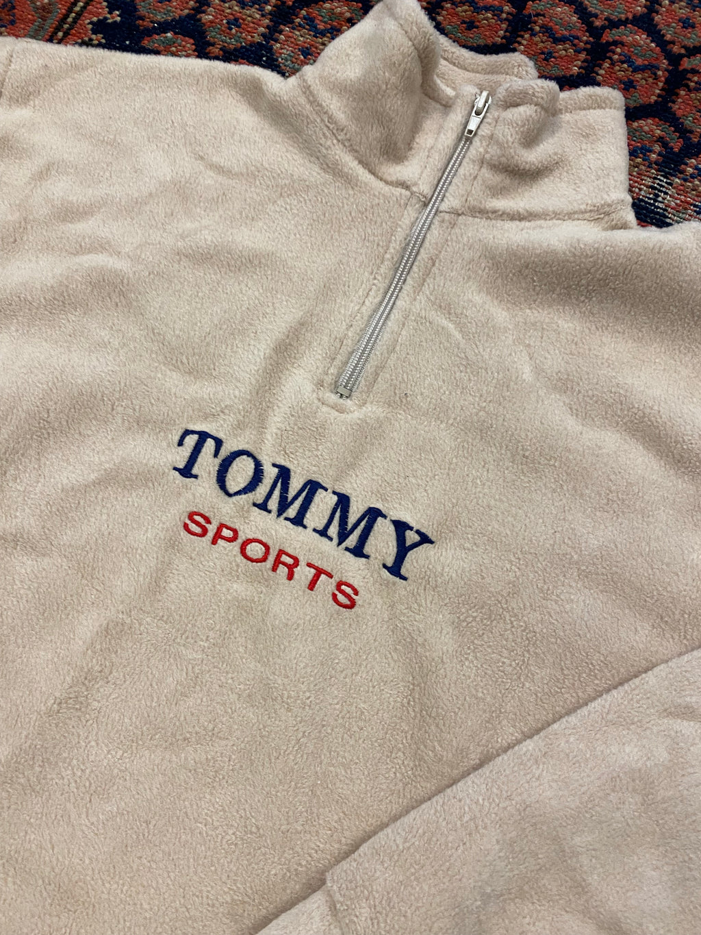 Vintage Quarter Zip Tommy Fleece - M