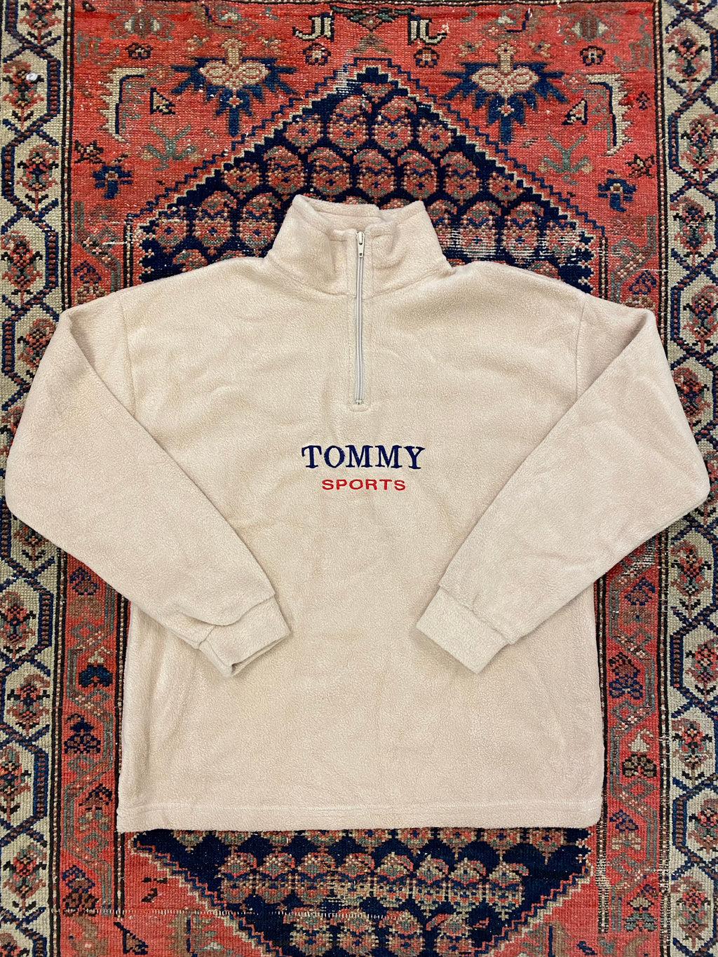 Vintage Quarter Zip Tommy Fleece - M