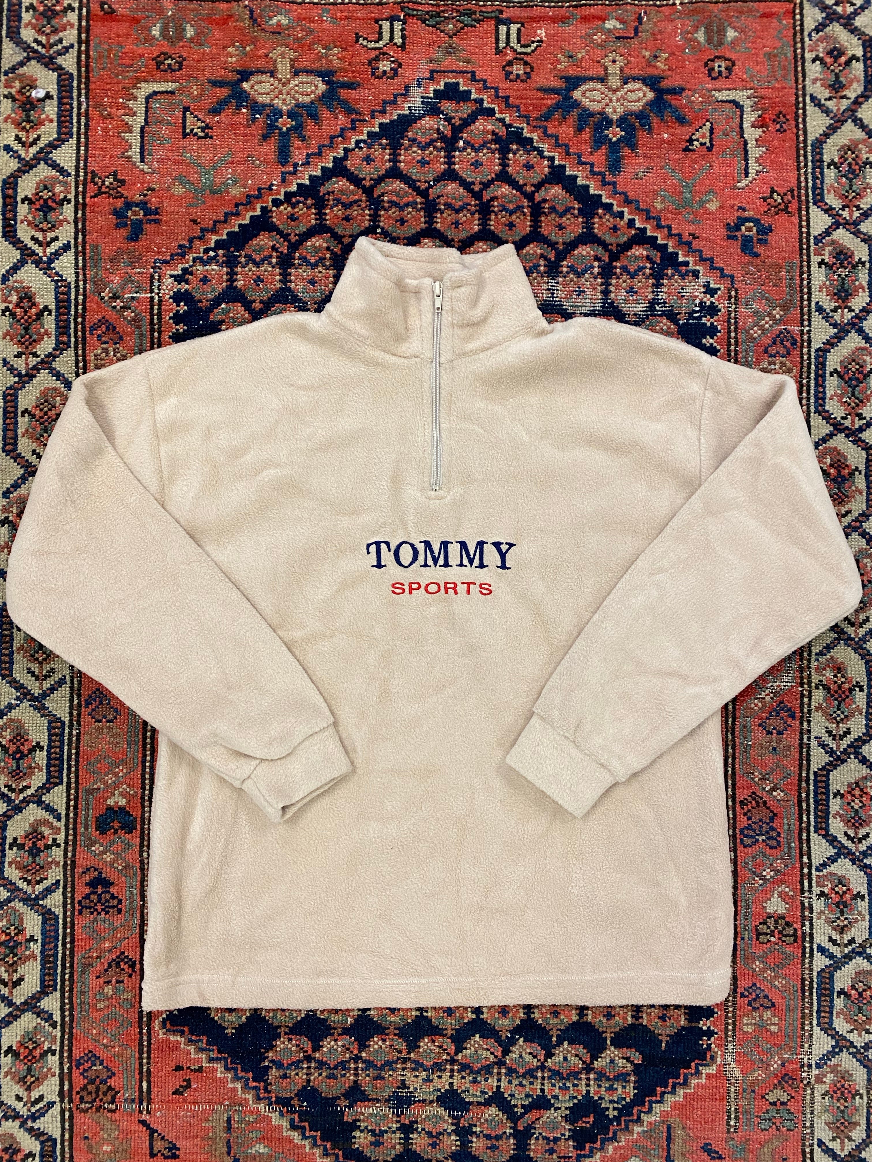 Vintage Quarter Zip Tommy Fleece - M