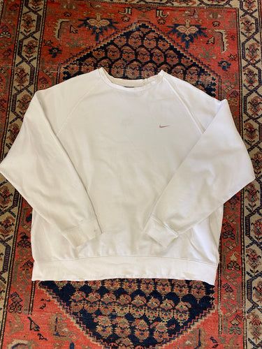 2000s Pink Nike Check Crewneck - M/L