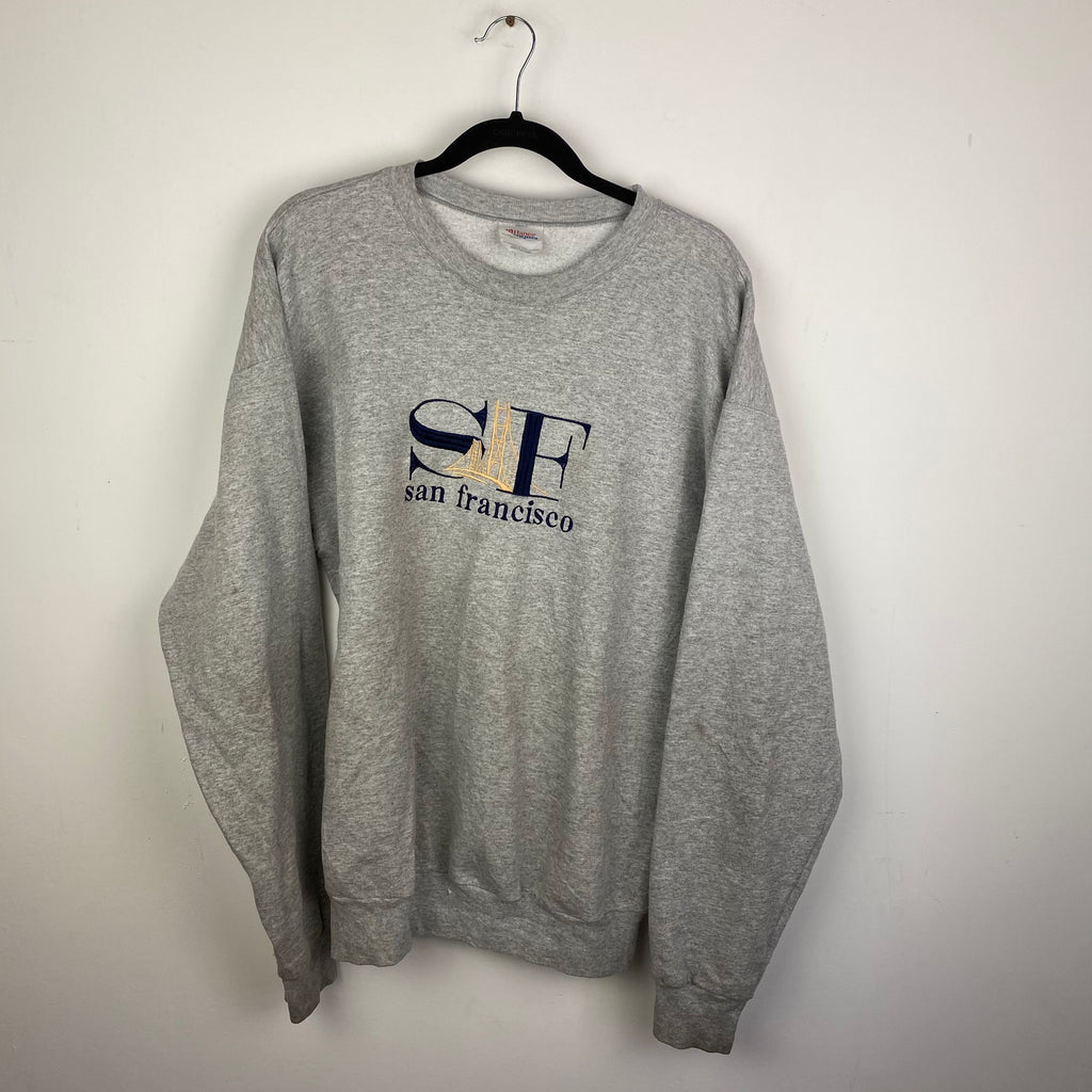 Embroidered SF crewneck