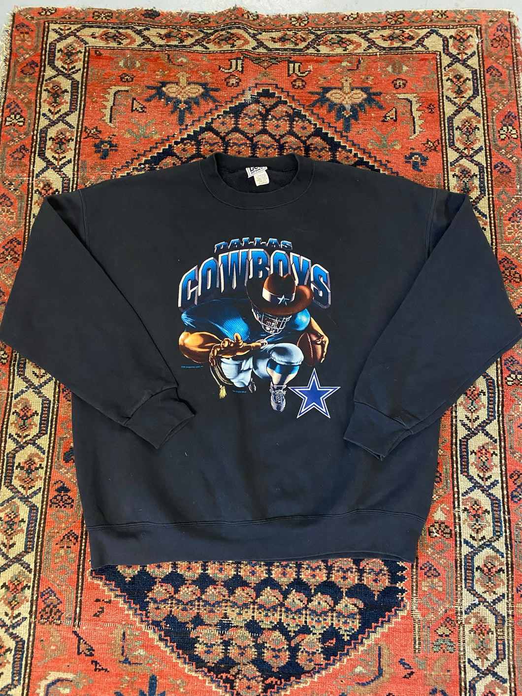 90s Embroidered Dallas Cowboys Crewneck - XL