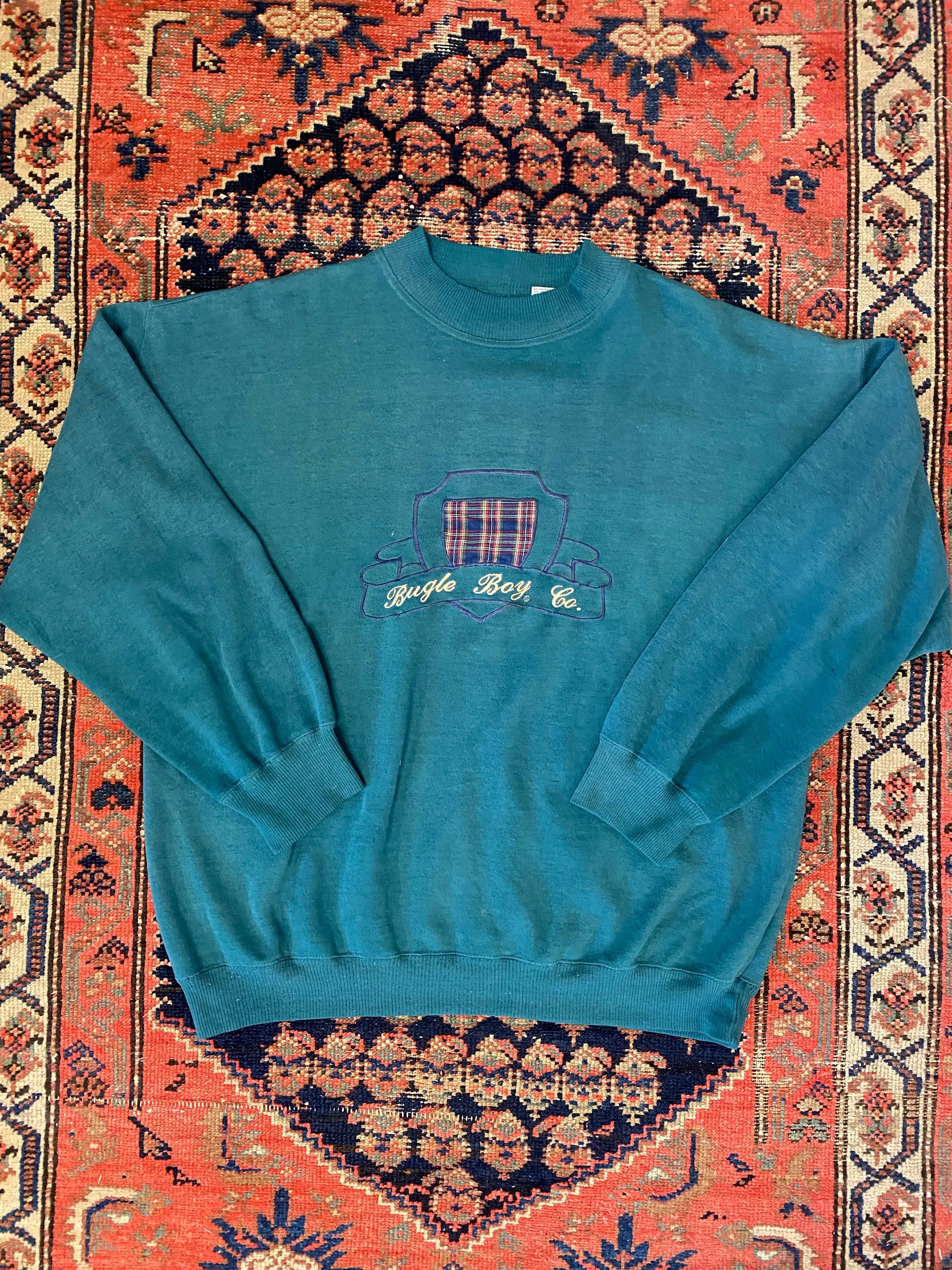 90s Mock Neck Bungle Boy Crewneck - M