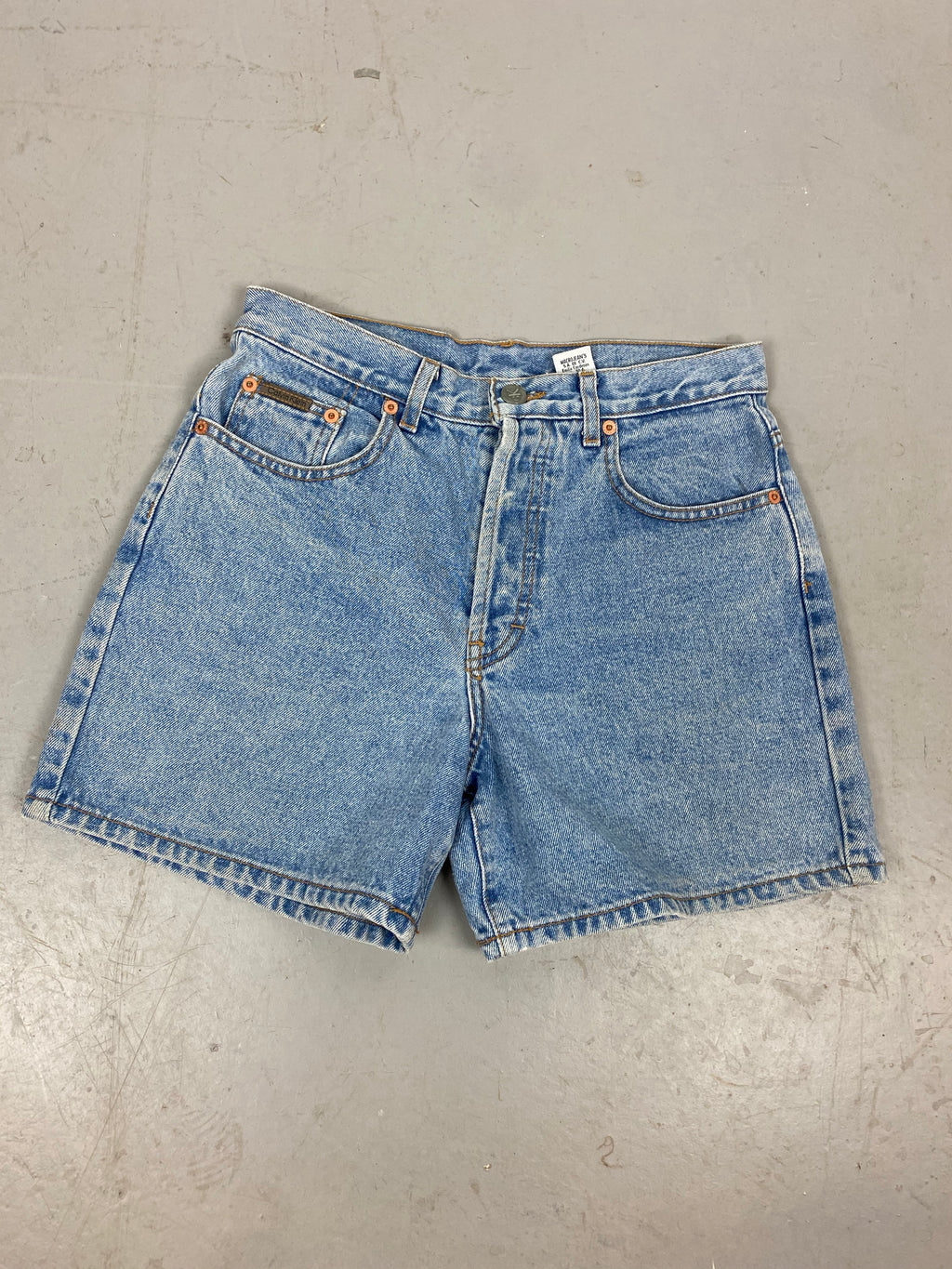 90s CK high waisted denim shorts - 29in
