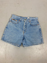 Load image into Gallery viewer, 90s CK high waisted denim shorts - 29in
