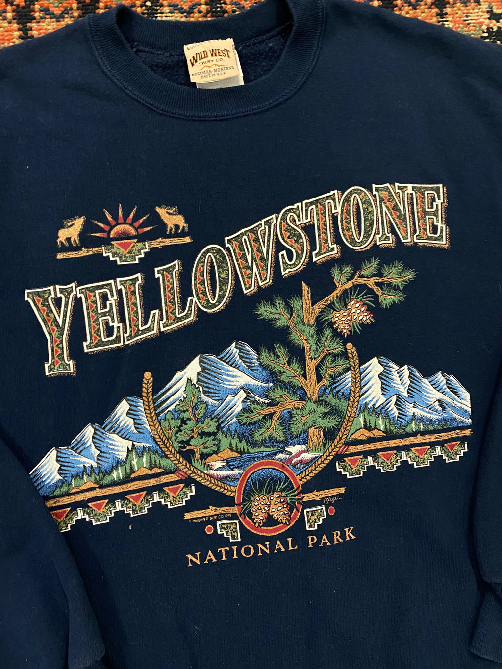 Vintage Yellow Stone Crewneck - M
