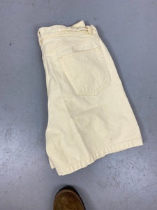 Vintage Creme high waisted shorts - 32in