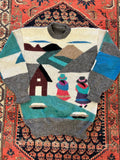 VINTAGE KNIT SWEATER - S/M